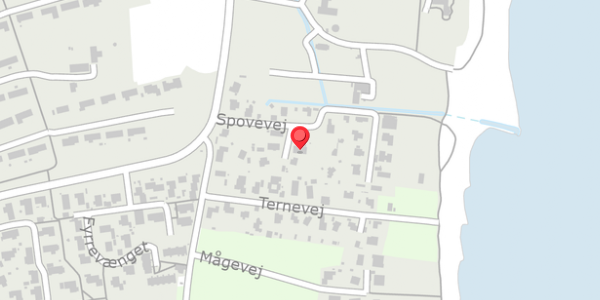 Trafikstøjkort på Spovevej 14, 8300 Odder