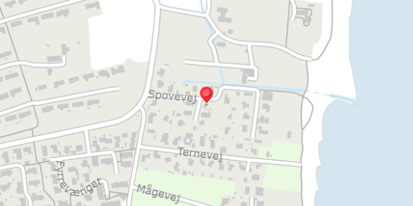Trafikstøjkort på Spovevej 16, 8300 Odder