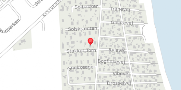 Trafikstøjkort på Stakket Torn 4, 8300 Odder