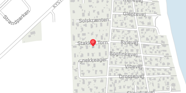 Trafikstøjkort på Stakket Torn 5, 8300 Odder