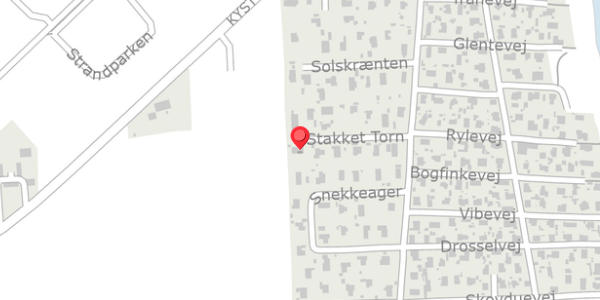 Trafikstøjkort på Stakket Torn 11, 8300 Odder