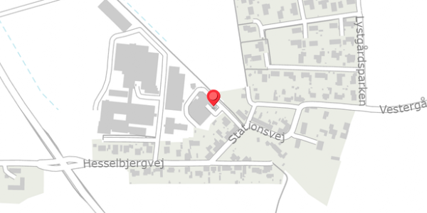 Trafikstøjkort på Stationsvej 11, 8300 Odder
