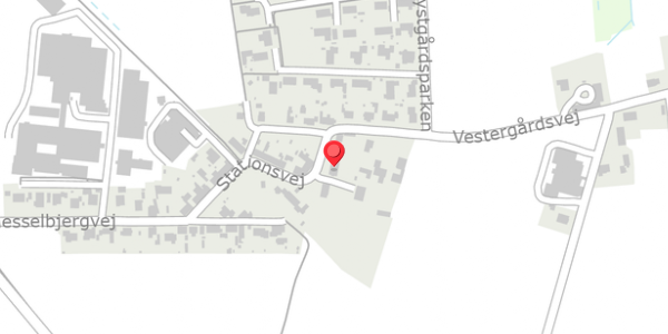 Trafikstøjkort på Stationsvej 24, 8300 Odder