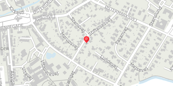 Trafikstøjkort på Stiftelsesvej 10, 8300 Odder