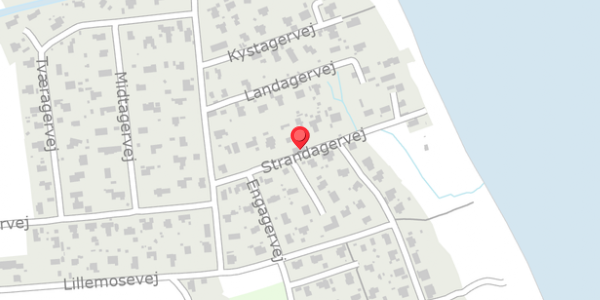 Trafikstøjkort på Strandagervej 11, 8300 Odder
