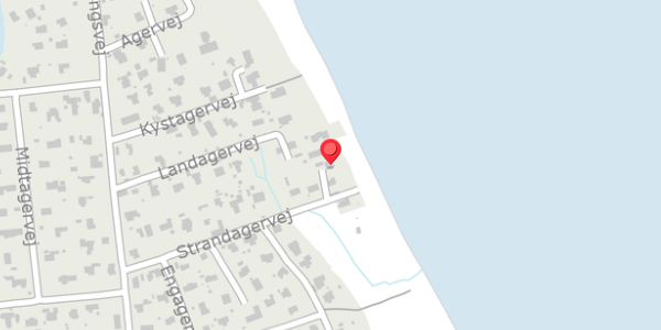 Trafikstøjkort på Strandagervej 21, 8300 Odder