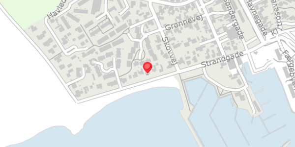 Trafikstøjkort på Strandgade 22, 8300 Odder