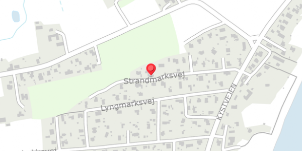 Trafikstøjkort på Strandmarksvej 22, 8300 Odder