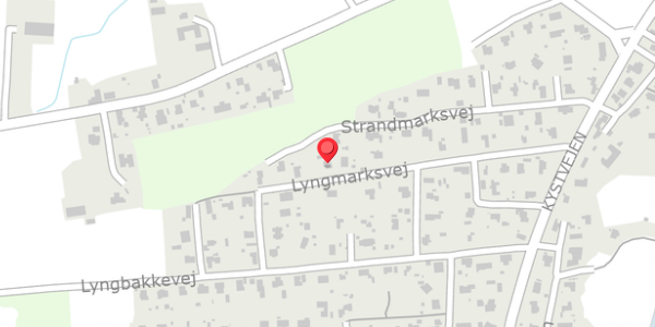 Trafikstøjkort på Strandmarksvej 27, 8300 Odder