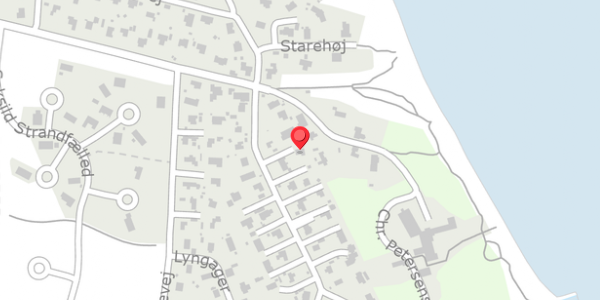 Trafikstøjkort på Strandparksvej 9, . , 8300 Odder