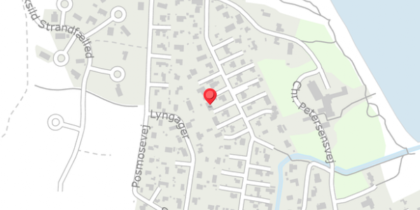 Trafikstøjkort på Strandparksvej 24, . , 8300 Odder