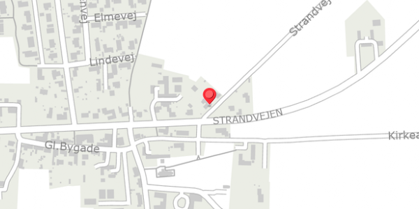 Trafikstøjkort på Strandvejen 6A, 8300 Odder