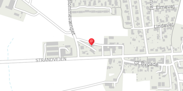 Trafikstøjkort på Strandvejen 38, 8300 Odder