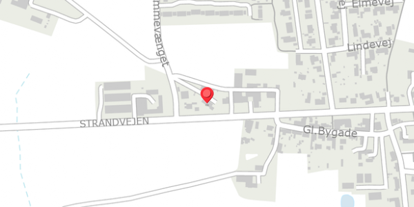 Trafikstøjkort på Strandvejen 40A, 8300 Odder