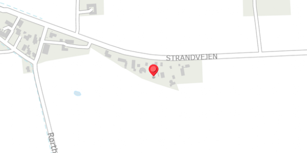 Trafikstøjkort på Strandvejen 105, 8300 Odder