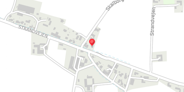 Trafikstøjkort på Strandvejen 128, 8300 Odder