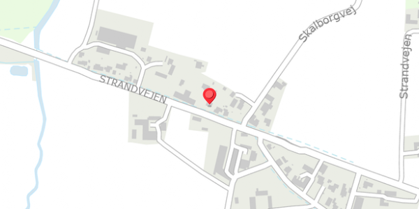 Trafikstøjkort på Strandvejen 136, 8300 Odder