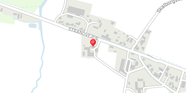 Trafikstøjkort på Strandvejen 137, 8300 Odder