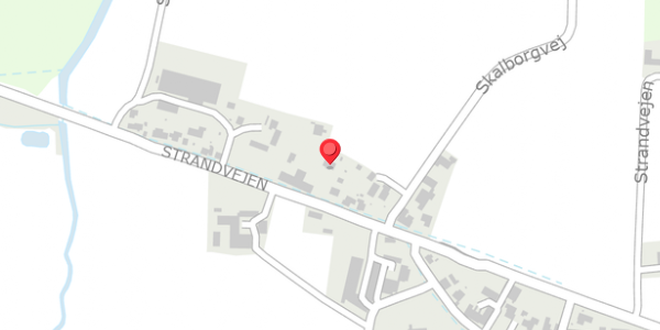 Trafikstøjkort på Strandvejen 138, 8300 Odder