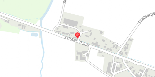 Trafikstøjkort på Strandvejen 144, . , 8300 Odder