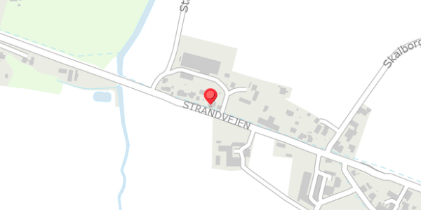Trafikstøjkort på Strandvejen 146, 8300 Odder