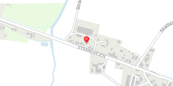 Trafikstøjkort på Strandvejen 148, 8300 Odder
