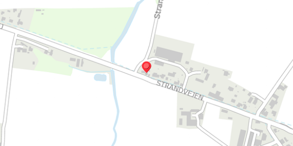 Trafikstøjkort på Strandvejen 154, 8300 Odder