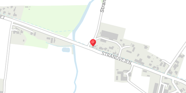 Trafikstøjkort på Strandvejen 156, 8300 Odder