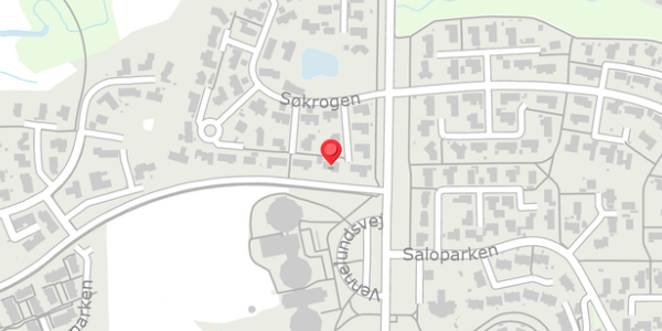 Trafikstøjkort på Søkrogen 9, 8300 Odder