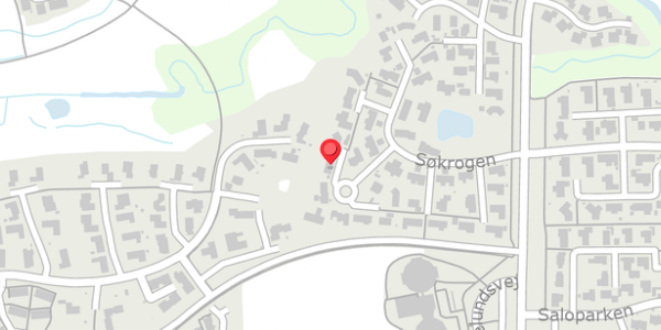Trafikstøjkort på Søkrogen 43, 8300 Odder