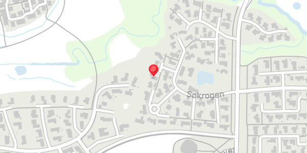 Trafikstøjkort på Søkrogen 53, 8300 Odder