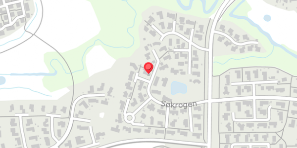 Trafikstøjkort på Søkrogen 59, 8300 Odder