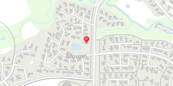 Trafikstøjkort på Søkrogen 109, 8300 Odder