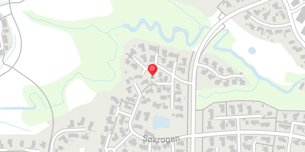 Trafikstøjkort på Søkrogen 121, 8300 Odder