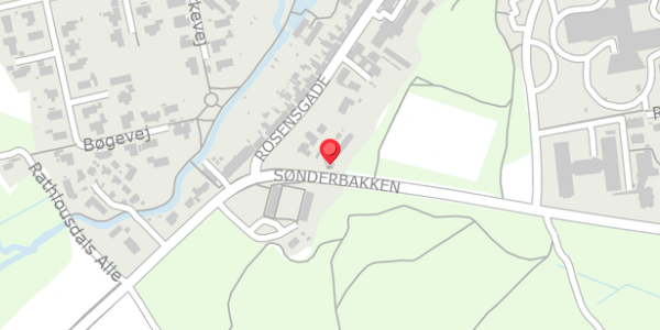 Trafikstøjkort på Sønderbakken 3, . , 8300 Odder