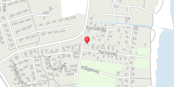Trafikstøjkort på Ternevej 1, 8300 Odder