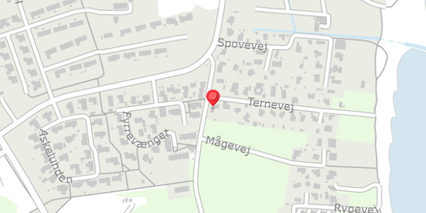 Trafikstøjkort på Ternevej 2, 8300 Odder