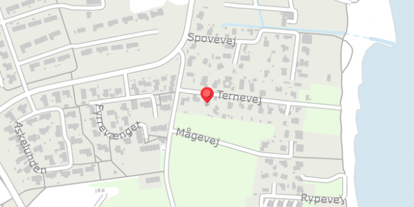 Trafikstøjkort på Ternevej 6, 8300 Odder