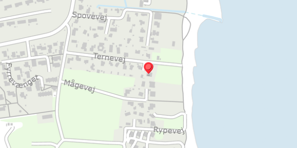 Trafikstøjkort på Ternevej 22, 8300 Odder