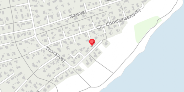 Trafikstøjkort på Thorasvej 81, 8300 Odder
