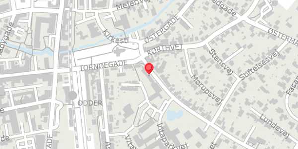 Trafikstøjkort på Tornøegade 30, . 5, 8300 Odder
