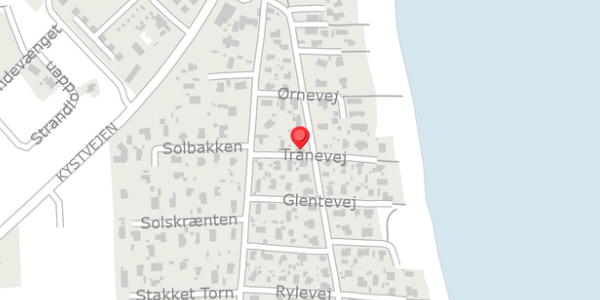 Trafikstøjkort på Tranevej 31, 8300 Odder