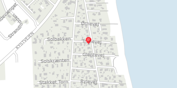 Trafikstøjkort på Tranevej 38, 8300 Odder