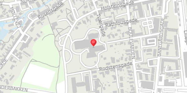 Trafikstøjkort på Tværgade 12, 8300 Odder