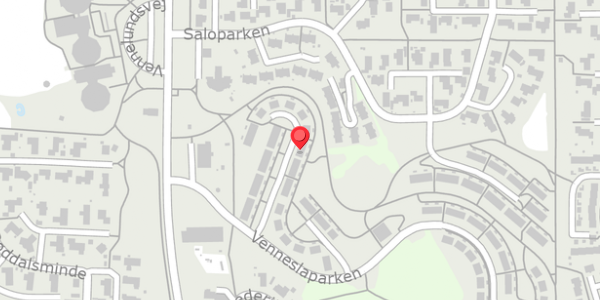 Trafikstøjkort på Venneslaparken 75, 8300 Odder