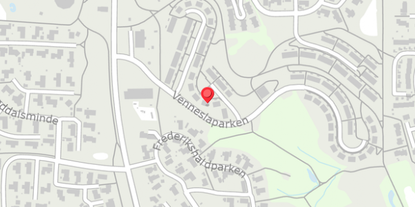 Trafikstøjkort på Venneslaparken 105, 8300 Odder