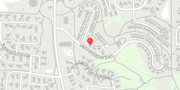 Trafikstøjkort på Venneslaparken 111, 8300 Odder