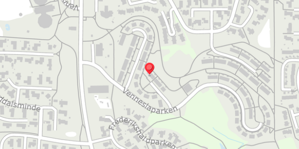 Trafikstøjkort på Venneslaparken 123, 8300 Odder
