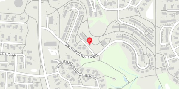 Trafikstøjkort på Venneslaparken 139, 8300 Odder