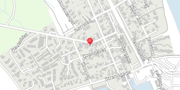 Trafikstøjkort på Vestergade 21, 8300 Odder